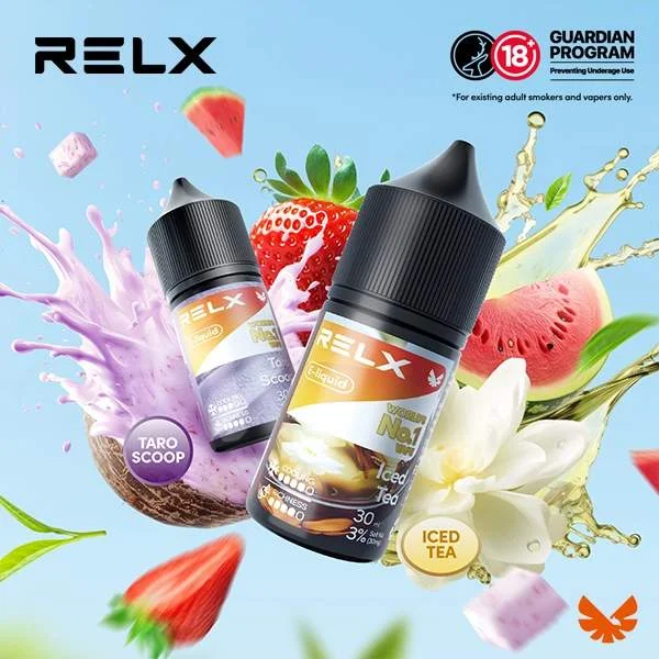 RELX悅刻瓶裝煙油30ml|水果味丁鹽煙油・現貨供應